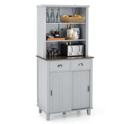 Tangkula Freestanding Buffet Hutch Kitchen Pantry Storage Cabinet W/ Sliding Doors 21 Tangkula Freestanding Buffet Hutch Kitchen Pantry Storage Cabinet W/ Sliding Doors -Tangkula Shop GUEST b24506d8 9ccd 4a12 91df 471cd76f51c6