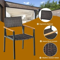 Tangkula Patented 7PCS Patio Garden Dining Set Outdoor Dining Furniture Set W/ Umbrella Hole -Tangkula Shop GUEST b41d5797 89c1 4e3d a900 4a163b7e0055
