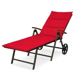 Tangkula Outdoor Rattan Wicker Lounge Chair Folding Patio Chaise W/ Wheels & Cushion 24 Tangkula Outdoor Rattan Wicker Lounge Chair Folding Patio Chaise W/ Wheels & Cushion -Tangkula Shop GUEST b4ea4fed f4e1 421a bfd0 24e6cefc6af9