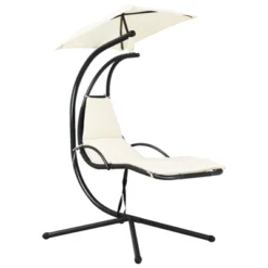 Tangkula Hanging Chaise Lounge Swing Chair with Canopy & Cushion -Tangkula Shop GUEST b4ea634a 6ac0 4172 b5ba 356df5a672c1