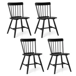 Tangkula Dining Chairs Set Of 4 Farmhouse Kitchen Chair W/ Rubber Wood Frame Wide Seat 20 Tangkula Dining Chairs Set Of 4 Farmhouse Kitchen Chair W/ Rubber Wood Frame Wide Seat -Tangkula Shop GUEST b61d06e1 9ddf 46ae b487 102db0b940cb