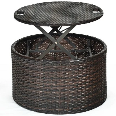 Tangkula Outdoor Patio Rattan Daybed Wicker Adjustable Cushioned Sofas 5 Tangkula Outdoor Patio Rattan Daybed Wicker Adjustable Cushioned Sofas - Image 5