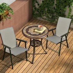 Tangkula 2PCS Folding Chairs Steel Frame Patio Garden Outdoor W/ Armrest & Footrest -Tangkula Shop GUEST b84bc05e b3c3 4ea9 afe3 e3f1d189d9de