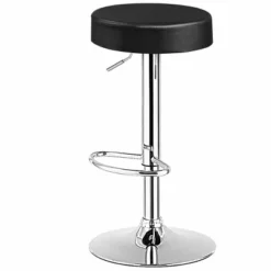 Tangkula Round Bar Stool 1 PC Adjustable Swivel Pub Chair U Leather With Footrest -Tangkula Shop GUEST b8f5a2b2 a46b 48af b0ba 2b356ae01c93