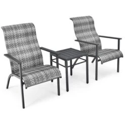 Tangkula 3PCS Rattan Bistro Chair Set Patio Furniture Set W/Table 19 Tangkula 3PCS Rattan Bistro Chair Set Patio Furniture Set W/Table -Tangkula Shop GUEST b90040b1 5fa0 419f bce8 e57a3c225a0b
