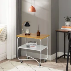 Tangkula 2-Tier Folding Rolling Cart Kitchen Utility Cart Tool-Free Installing 13 Tangkula 2-Tier Folding Rolling Cart Kitchen Utility Cart Tool-Free Installing -Tangkula Shop GUEST b90e0619 afb8 49fd 9f3d 532114a10096