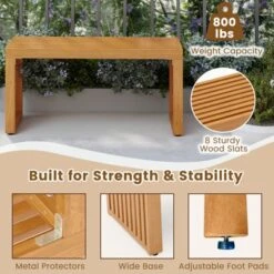 Tangkula 36 Inch Patio Bench All-Slat Acacia Wood Loveseat For 2 People 800 Lbs Capacity 15 Tangkula 36 Inch Patio Bench All-Slat Acacia Wood Loveseat For 2 People 800 Lbs Capacity -Tangkula Shop GUEST b9f27f8b c06d 4951 b73e 169771202d78 1