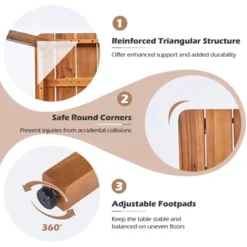 Tangkula 5-Piece Patio Dining Set - Solid Acacia Wood & Rattan Chairs with Cushions 16 Tangkula 5-Piece Patio Dining Set - Solid Acacia Wood & Rattan Chairs with Cushions -Tangkula Shop GUEST b9f5fde3 2bf9 4b39 a1de 61630327de8f