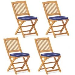 Tangkula Patio Folding Chair Set Of 4 Portable Acacia Wood Dining Chairs With High Back & Seat Cushions Beige/Navy/Red 20 Tangkula Patio Folding Chair Set Of 4 Portable Acacia Wood Dining Chairs With High Back & Seat Cushions Beige/Navy/Red -Tangkula Shop GUEST ba87cbed f794 4705 a530 888368271c49