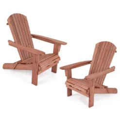 Tangkula Folding Adirondack Chair Set of 2 - Durable Fir Wood Outdoor Lounge 18 Tangkula Folding Adirondack Chair Set of 2 - Durable Fir Wood Outdoor Lounge -Tangkula Shop GUEST ba94ddda 25e4 40e6 a89d 9439414d92b5