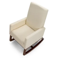 Tangkula Mid Century Rocking Chair Comfortable Rocker Modern High Back Armchair Beige 14 Tangkula Mid Century Rocking Chair Comfortable Rocker Modern High Back Armchair Beige -Tangkula Shop GUEST bbac6499 a42b 4cf1 a3c0 03d721f52a70