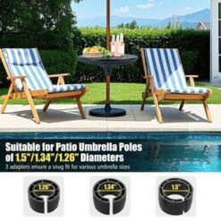 Tangkula Outdoor Umbrella Table Tray Fit 1.5"/1.34"/1.26" Umbrella Poles For Backyard -Tangkula Shop GUEST bdf215d1 d909 4bb0 b6d2 2711a90f65c3