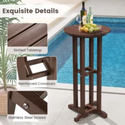 Tangkula 3PCS Outdoor HDPE Bar Table & Chair Set For 2 W/ Footrests For Garden Yard Pool 16 Tangkula 3PCS Outdoor HDPE Bar Table & Chair Set For 2 W/ Footrests For Garden Yard Pool -Tangkula Shop GUEST bef09b38 e5a9 4b79 99b1 e1ec8b527a6d