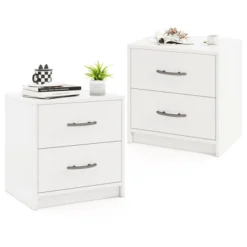 Tangkula 2PCS 2-Drawer Nightstand Modern Bedside Table W/ Storage For Living Room Bedroom 21 Tangkula 2PCS 2-Drawer Nightstand Modern Bedside Table W/ Storage For Living Room Bedroom -Tangkula Shop GUEST bf085029 4266 4ec1 bce7 05ed1fd17596