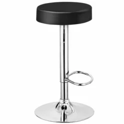 Tangkula Round Bar Stool 1 PC Adjustable Swivel Pub Chair U Leather With Footrest -Tangkula Shop GUEST c13f6cfd 0eb2 40b3 adeb 972d81e36a1f