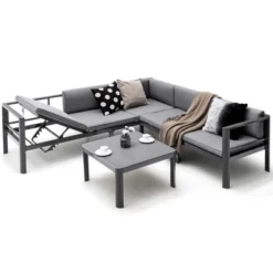 Tangkula 3PCS Patio Furniture Set Aluminum Lounge Adjust Back Recliner Sofa Table Cushion 18 Tangkula 3PCS Patio Furniture Set Aluminum Lounge Adjust Back Recliner Sofa Table Cushion -Tangkula Shop GUEST c1e2956d 5c8e 4e87 96ea 1293aadfa435