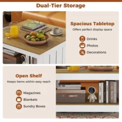 Tangkula Coffee Table W/ Storage Shelf Farmhouse Rustic Center Table Space-Saving 14 Tangkula Coffee Table W/ Storage Shelf Farmhouse Rustic Center Table Space-Saving -Tangkula Shop GUEST c289bf55 9c78 4f58 9f6c f3a6b11e79c4