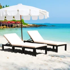 Tangkula Set of 2 Cushioned Rattan Patio Lounge Chairs - 7-Position Adjustable Recliners 14 Tangkula Set of 2 Cushioned Rattan Patio Lounge Chairs - 7-Position Adjustable Recliners -Tangkula Shop GUEST c392c08c 848a 4f16 b4c6 252a9e4a9f7d