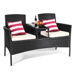 Tangkula Rattan Wicker Outdoor Conversation Loveseat with Built-in Table 9 Tangkula Rattan Wicker Outdoor Conversation Loveseat with Built-in Table -Tangkula Shop GUEST c53e3f3d a249 4108 a0fe c93a733faa37