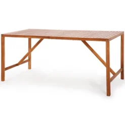Tangkula Rectangle Acacia Wood Dining Table Spacious Slatted Top Up To 6 Patio 9 Tangkula Rectangle Acacia Wood Dining Table Spacious Slatted Top Up To 6 Patio -Tangkula Shop GUEST c5d6ce1b ce0a 45e2 8fb0 fcf6d1b763e6