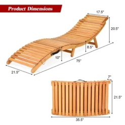 Tangkula Set Of 2 Folding Wood Lounge Outdoor Wooden Chaise Chair With Cushion 11 Tangkula Set Of 2 Folding Wood Lounge Outdoor Wooden Chaise Chair With Cushion -Tangkula Shop GUEST c840b263 226b 4418 b271 7288ccfe3afe 1