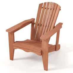 Tangkula Solid Wood Garden Chair W/ High Backrest Wide Armrests & Contoured Seat -Tangkula Shop GUEST c8bf5057 ce54 460e b4be 49374bbe5556 1
