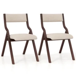 Tangkula Folding Dining Chairs Set Of 4 Wooden Table Chairs W/ Padded Seat Modern Coffee & Beige 17 Tangkula Folding Dining Chairs Set Of 4 Wooden Table Chairs W/ Padded Seat Modern Coffee & Beige -Tangkula Shop GUEST cb6cb0a2 c0ab 4575 8b0b be76a917b172