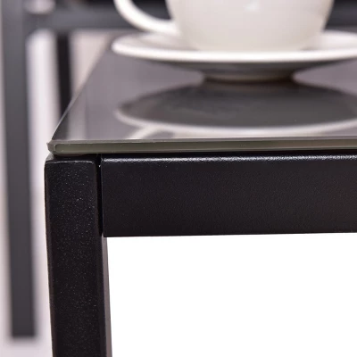 Tangkula 4PCS Chairs Set Coffee Table Patio Garden Modern Furniture Brand New 6 Tangkula 4PCS Chairs Set Coffee Table Patio Garden Modern Furniture Brand New - Image 6