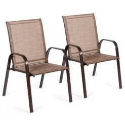 Tangkula 2-Piece Patio Chairs Camping Garden Chairs With Armrest &Backrest -Tangkula Shop GUEST d0124a85 17be 4646 9f0b 05c059a5a593