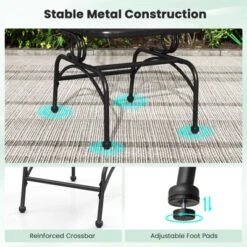 Tangkula 4-Piece Patio Rocking Chair Set with Breathable Metal Mesh 15 Tangkula 4-Piece Patio Rocking Chair Set with Breathable Metal Mesh -Tangkula Shop GUEST d0d10dd3 ba0b 4141 8f92 18e56e4548c6 1