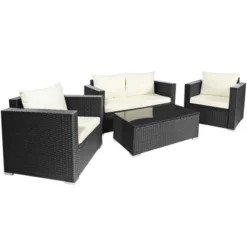 Tangkula 8PCS Rattan Patio Conversation Set Outdoor Furniture Set W/ Cushions -Tangkula Shop GUEST d22a8972 a6ad 452e be1b ad4fddf3cac5