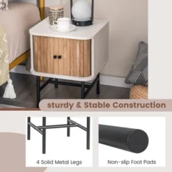 Tangkula Set Of 2 Nightstand Compact Modern End Side Table W/ Sliding Doors 14 Tangkula Set Of 2 Nightstand Compact Modern End Side Table W/ Sliding Doors -Tangkula Shop GUEST d24bd4f1 b281 4235 b340 8aa57f3792f5