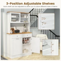 Tangkula Double Tilt Out Trash Cabinet W/ Hutch Kitchen Pantry Storage Cabinet White 13 Tangkula Double Tilt Out Trash Cabinet W/ Hutch Kitchen Pantry Storage Cabinet White -Tangkula Shop GUEST d2b7b334 2250 4bc8 9d2b 528762b8116d