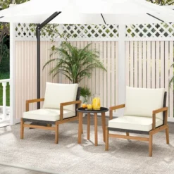Tangkula 3-Piece Patio Wicker Chair and Side Table Set with Cushions 12 Tangkula 3-Piece Patio Wicker Chair and Side Table Set with Cushions -Tangkula Shop GUEST d453dd2b f22b 4455 baf5 453fa97c618a