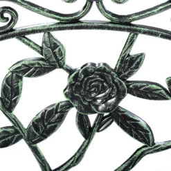 Antique Aluminum Bench Patio Garden Chair Porch Cast For Outdoor Green 9 Antique Aluminum Bench Patio Garden Chair Porch Cast For Outdoor Green -Tangkula Shop GUEST d4995be9 8133 44da b0fe 20f397c3e7b6