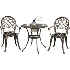 Tangkula Set Of 3 Patio Cast Aluminum Dining Table Chairs Set -Tangkula Shop GUEST d4e9037a bc99 40ea 87aa aa7c0e11f728