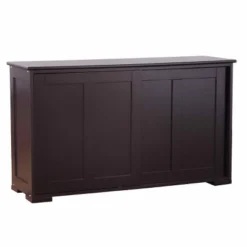 Tangkula Wood Buffet Cupboard Kitchen Storage Cabinet Sideboard W/ Sliding Door -Tangkula Shop GUEST d73cd4fe ac24 40d5 9389 590433cacad5