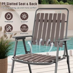 Tangkula 4-Piece Portable Patio Folding Chairs with Heavy-Duty 400 lbs Capacity 13 Tangkula 4-Piece Portable Patio Folding Chairs with Heavy-Duty 400 lbs Capacity -Tangkula Shop GUEST d8abbd81 de02 421e bedd 0edaba9260ed