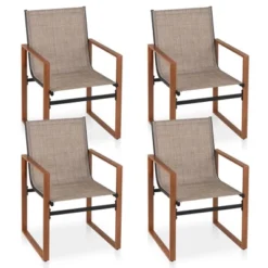 Tangkula 4 PCS Outdoor Dining Chairs Patio Furniture Chair W/ Breathable Seat & Backrest 19 Tangkula 4 PCS Outdoor Dining Chairs Patio Furniture Chair W/ Breathable Seat & Backrest -Tangkula Shop GUEST da52b758 7fe7 4b05 bb5e e62ac5fc634b