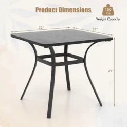 Tangkula 32" Patio Dining Table W/ 4 Curved Legs Heavy-Duty Outdoor Table For 4 Garden 15 Tangkula 32" Patio Dining Table W/ 4 Curved Legs Heavy-Duty Outdoor Table For 4 Garden -Tangkula Shop GUEST dafaa97f 011d 466b 9e75 0d005556e166