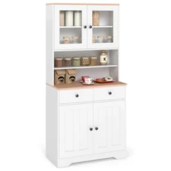Tangkula Pantry Cabinet 67" Tall Kitchen Floor Cabinet W/ 2 Removable Shelves 2 Drawers 19 Tangkula Pantry Cabinet 67" Tall Kitchen Floor Cabinet W/ 2 Removable Shelves 2 Drawers -Tangkula Shop GUEST db86b6d0 9c49 4693 9837 3fdbbddd941d