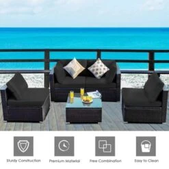 Tangkula 6-Piece Patio Furniture Set with 30-inch Propane Fire Pit Table -Tangkula Shop GUEST dbb383e4 dabe 4a93 bf76 2dfc9053ef0c