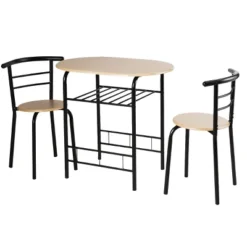 Tangkula 3 PCS Kitchen Dining Set Compact Bistro Pub 2 Chairs & Table 19 Tangkula 3 PCS Kitchen Dining Set Compact Bistro Pub 2 Chairs & Table -Tangkula Shop GUEST dbdd754c 5e83 40b0 9927 339b06461189
