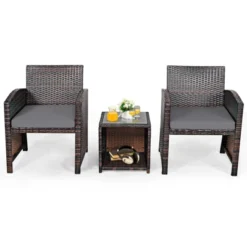 Tangkula 3-Piece Patio Rattan Furniture Set with Coffee Table and Soft Cushions -Tangkula Shop GUEST dbf8349e 7445 4f63 a7d5 33aaa3d17cc0 1
