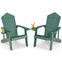 Tangkula 2PCS Adirondack Chair HIPS Adirondack Chair W/Cup Holder Realistic Wood Grain Weather Resistant Outdoor Chair For 380 LBS Weight Capacity Black/Navy/White/Teak/Dark Green/Red/Light Grey/Yellow 26 Tangkula 2PCS Adirondack Chair HIPS Adirondack Chair W/Cup Holder Realistic Wood Grain Weather Resistant Outdoor Chair For 380 LBS Weight Capacity Black/Navy/White/Teak/Dark Green/Red/Light Grey/Yellow -Tangkula Shop GUEST dd2eb28d ba3e 44e0 984c 9c07ad321905