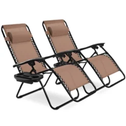 Tangkula 2PC Zero Gravity Chair Adjustable Recliners Textiliene -Tangkula Shop GUEST dd9084f5 3cfe 4e66 b737 d1fb649f1a85