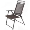 Tangkula 4-Piece Folding Patio Sling Chairs – Weather Resistant Outdoor Seating