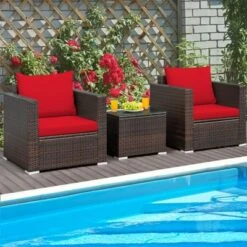 Tangkula 3-Piece Outdoor Patio Rattan Furniture Set with Cushioned Sofas 12 Tangkula 3-Piece Outdoor Patio Rattan Furniture Set with Cushioned Sofas -Tangkula Shop GUEST df8de36e adc8 440e 86bf 27d32429f5aa