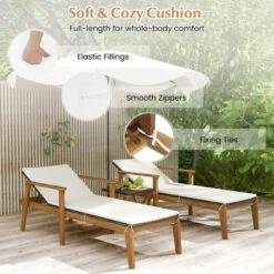 Tangkula Outdoor Chaise Lounge Chair Set of 2 with 4-Level Adjustable Backrest -Tangkula Shop GUEST e086972c 12b2 41df 9178 041bae00188a