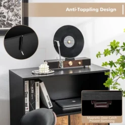 Tangkula 2-Door Kitchen Storage Bar Cabinet Buffet Sideboard W/ Wine Rack & Glass Holder -Tangkula Shop GUEST e17a0aeb 6c03 4d1f 9995 3d2e559e8347